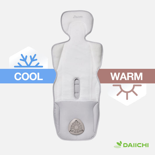 DAIICHI エアーポケット4リバーシブルクール&ワーム(ベビー用) _ミスティホワイト
